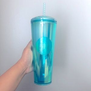 Starbucks 2021 Summer Translucent Turquoise Tumbler
